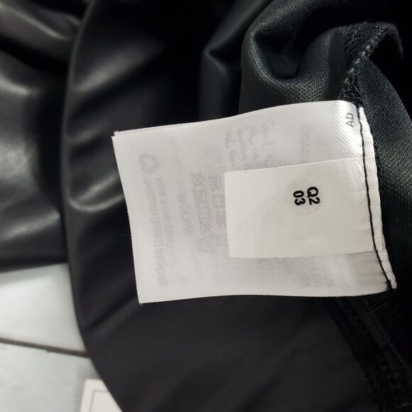 Morgan Taylor Faux Leather Womens Pants Size XL Black Stretchy Pull on - Picture 11 of 11